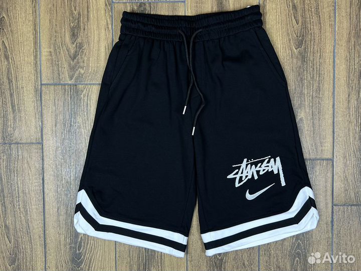 Шорты летние хлопковые Nike Stussy/ Air Jordan