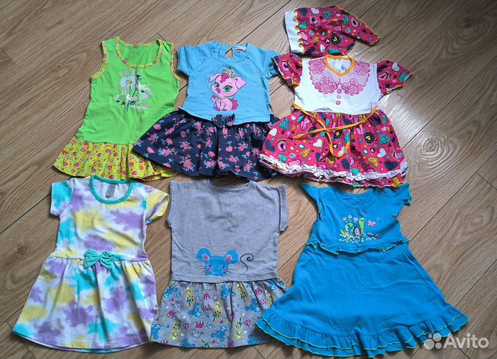 Вещи пакетом на девочку 92-98 размер
