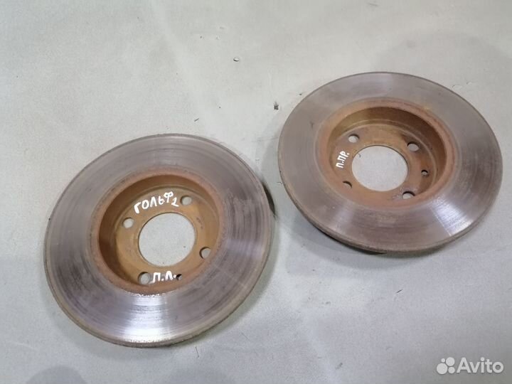 Диски передние тормозные 1.8 SF VW Golf II 1985г