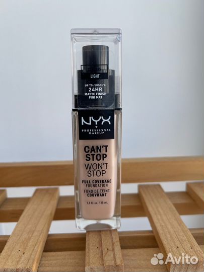 Новый тональный крем nyx can't stop won't stop