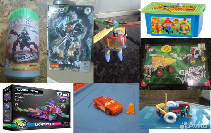 Lego, Abrick, LOZ, Laser Pegs, Mic o mic