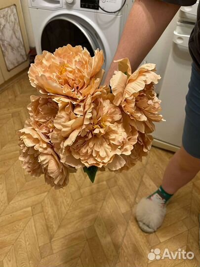 Искусственные цветы. Пионы