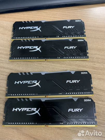 Kingston HyperX Fury RGB ddr4 16gb (2х8)