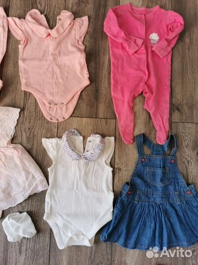 Пакетом Chicco, H&M, Mothercare на девочку 1-4м