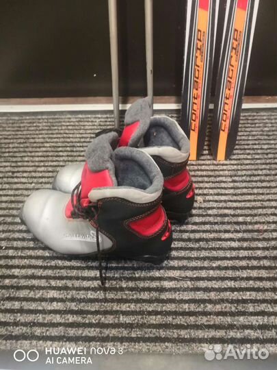 Лыжные ботинки salomon sns лыжи соломон