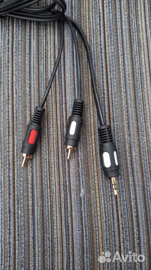 Аудио кабель jack 3.5mm 2 RCA