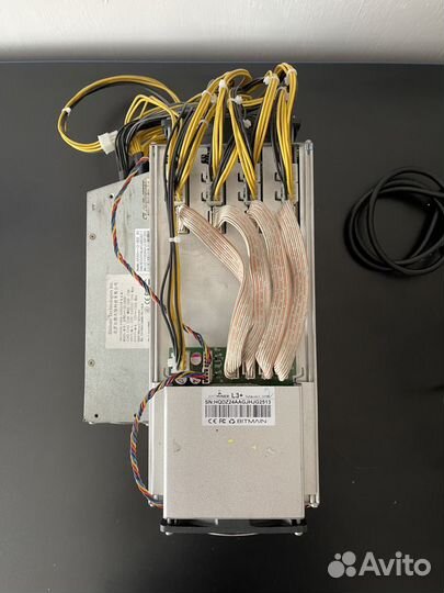 Asic Bitmain Antminer L3 обп 1600 w