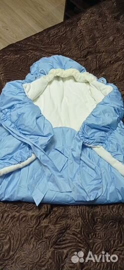 Конверт на выписку+ шерстяной уголок+ шапочка