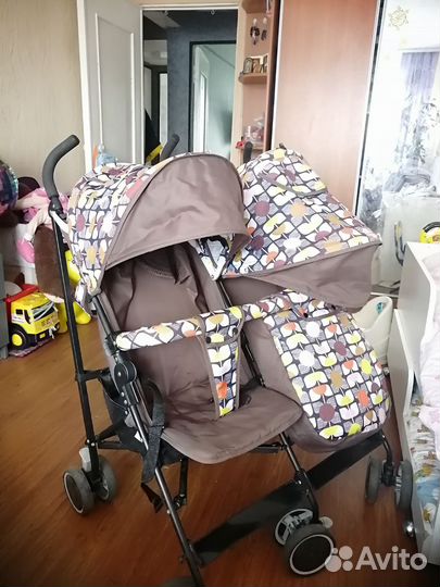 Прогулочная коляска для двойни или погодок
