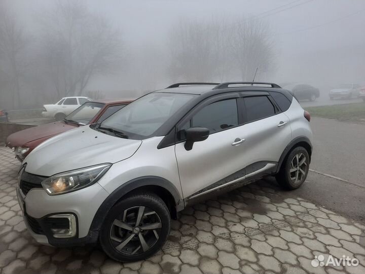 Рейлинги на крышу Renault Kaptur, черные, Турция