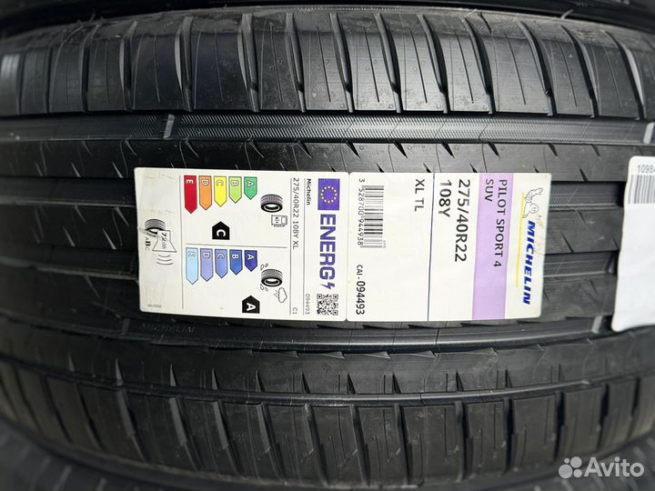 Michelin Pilot Sport 4 SUV 275/40 R22 108Y