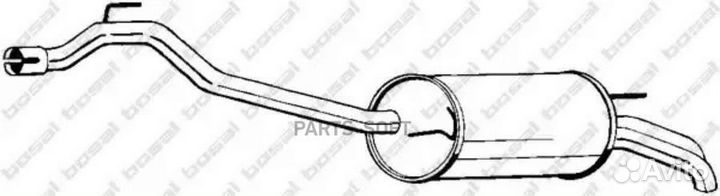 Bosal 283-469 Глушитель задняя часть