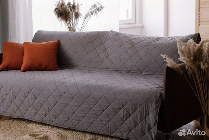 Новое плед покрывало 200 220 см, полиэстер