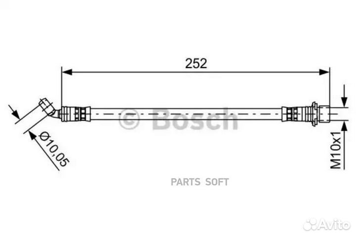 Bosch 1987481662 Тормозной шланг