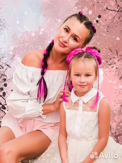 Портрет по фото на холсте