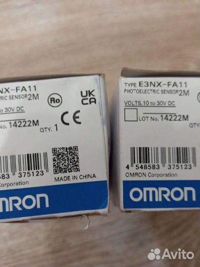 Усилитель для оптоволоконных датч. Omron E3NX-fа11