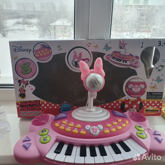 Пианино детское с микрофоном