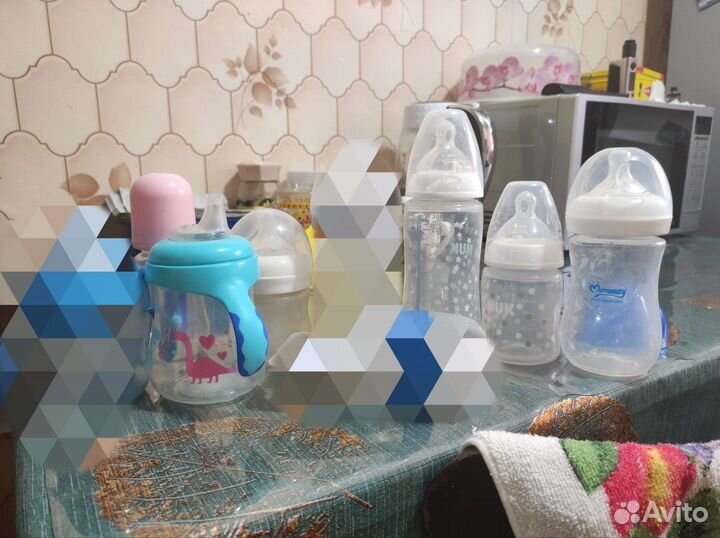 Бутылочки nuk и поильники