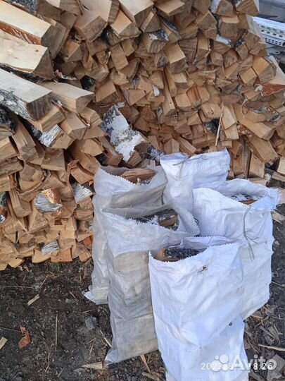 Дрова березовые колотые