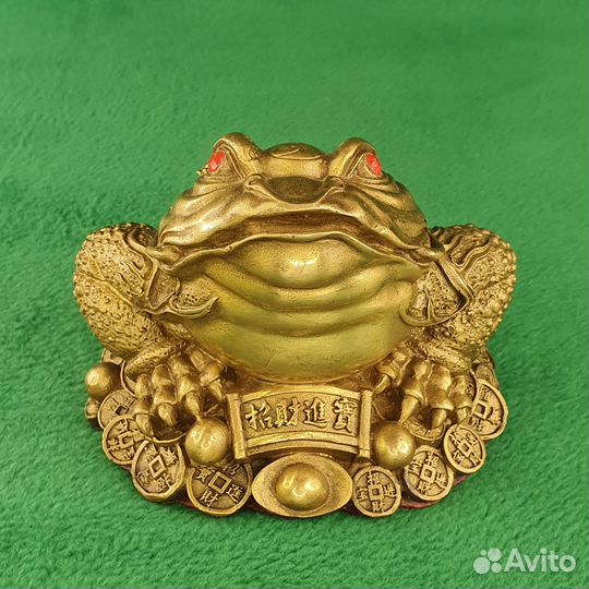 Статуэтка из бронзы фен-шуй Денежная жаба