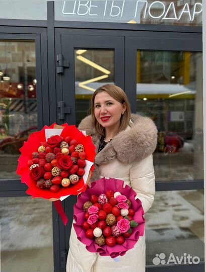 Вкусный букет из клубники