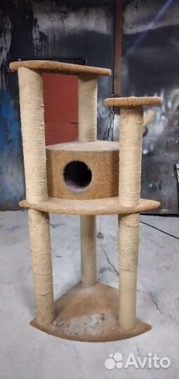 Когтеточка домик для кошки бу