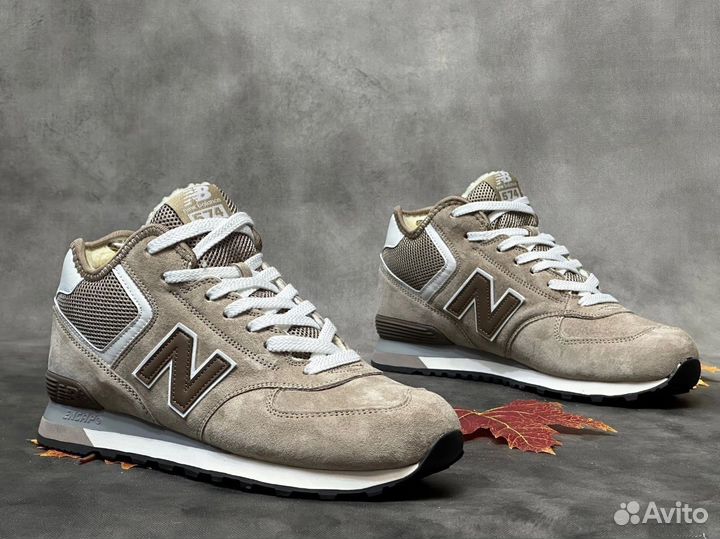 Кроссовки New Balance 574 Высокие Зимние