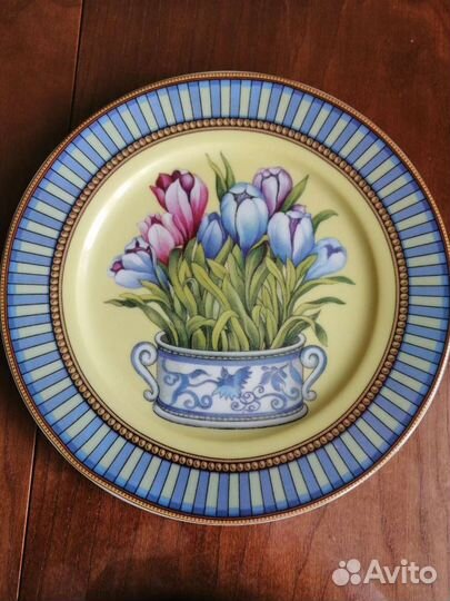 Настенная тарелка винтаж (комплект 4шт)