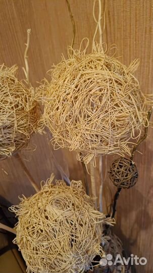 Ваза с сухоцветами