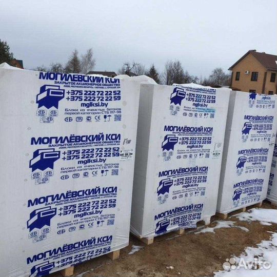 Газосиликатный блок 600-300-200