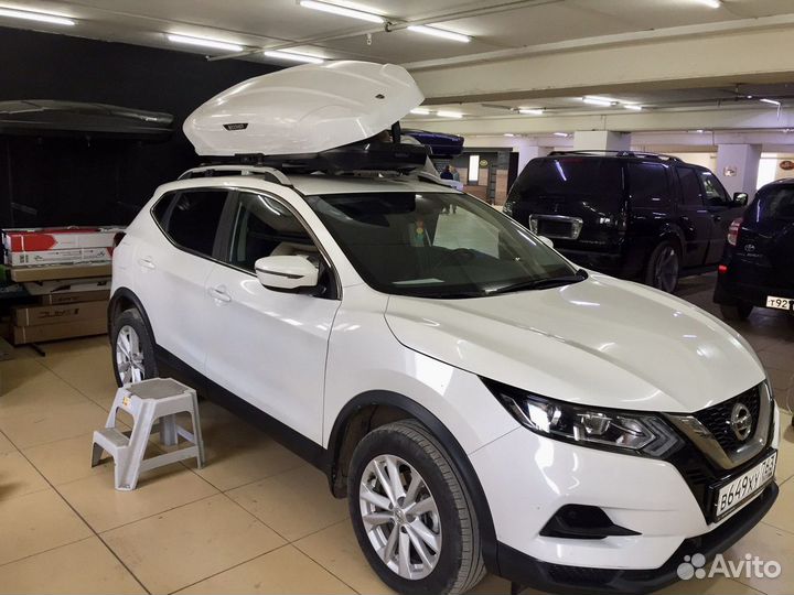 Автобокс на крышу Nissan qashqai