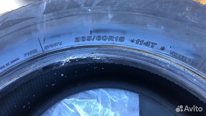 Bridgestone Blizzak Spike-02 SUV 265/60 R18 114T