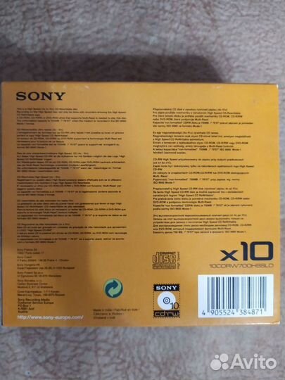 Sony CD-RW диски новые