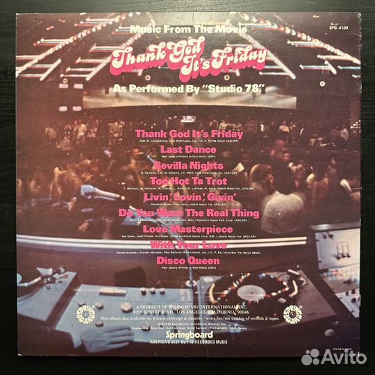 Studio '78 – Thank God It's Friday (США 1978г.)