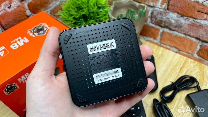 Android TV приставка M8 Mini 4K / Game 1000+