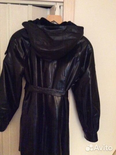 Куртка кожаная на овчине