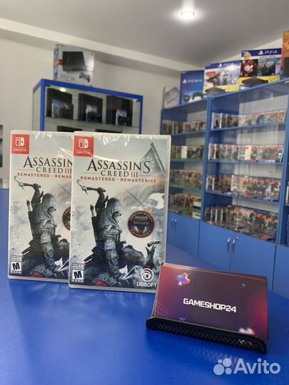 Новый/Assassins Creed 3 Nintendo Switch