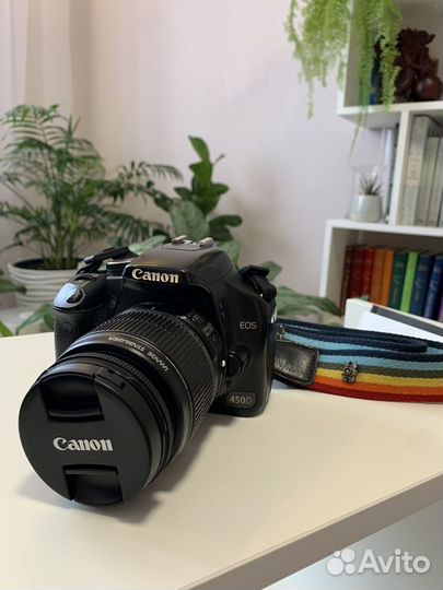 Фотоаппарат canon 450d с объективом 18-55 mm