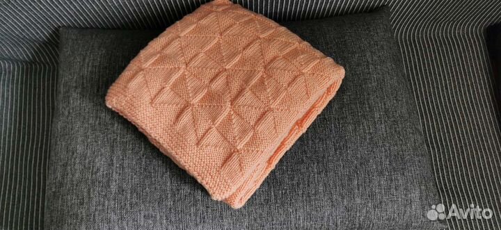 Плед детский вязаный ручная работа