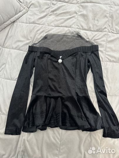 Блузка бархатная