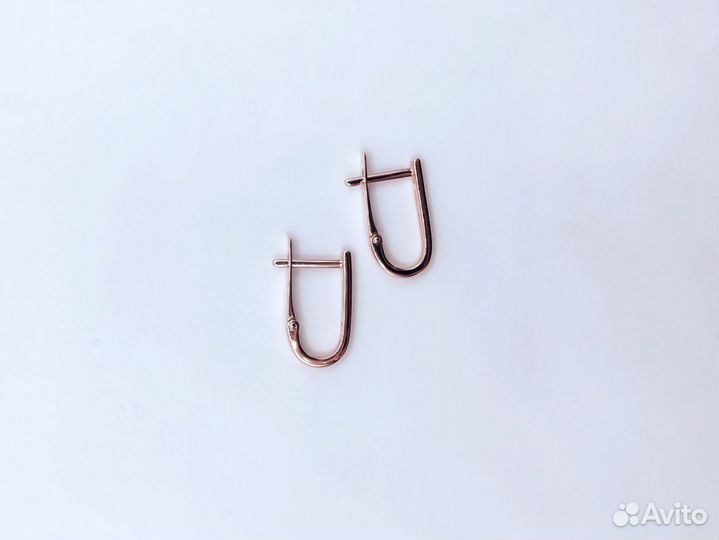 Серьги с фианитами