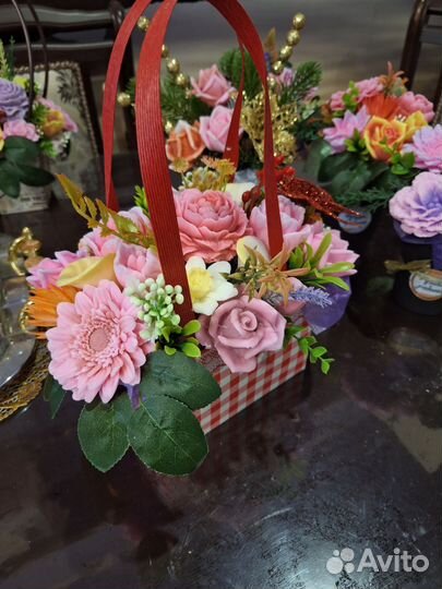 Мыльные букеты