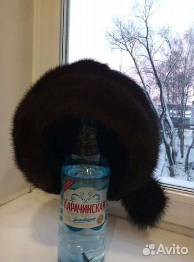 Шапка норковая женская бу