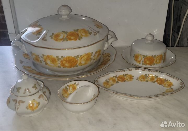 Столовый сервиз Bohemia Чехословакия