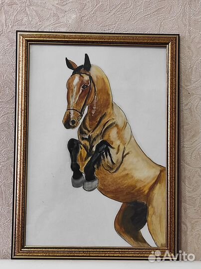 Картины лошади разные