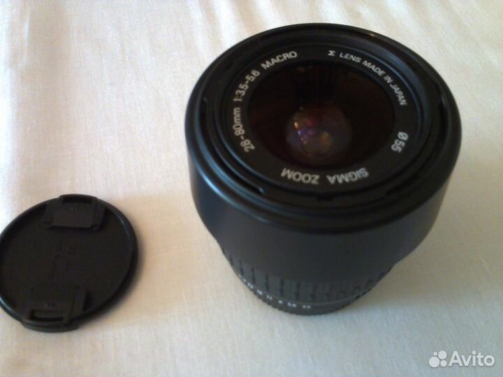Объектив Sigma AF-MF 28-80mm., zoom lens F 3.5-5.6