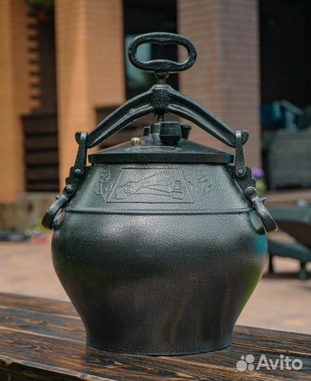 Афганский казан черный 10 литров