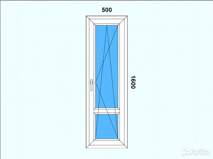 Пластиковая Дверь 160*50 Изготовление Установка