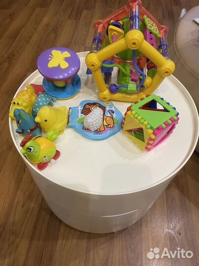 Развивающие игрушки (бизикуб, сортер, грызунки