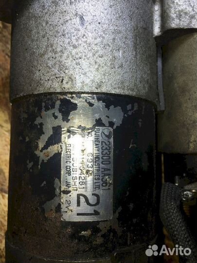 Стартер EJ20 Subaru Legacy BD5 M001T86381